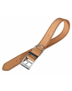 COLLAR DE CUERO NATURAL C10/27